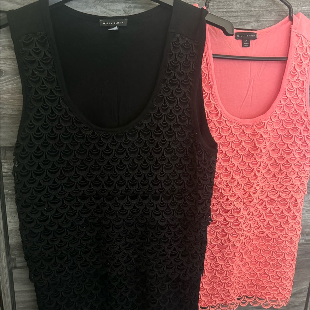 Milly Black and Pink Women's Tops Set 2